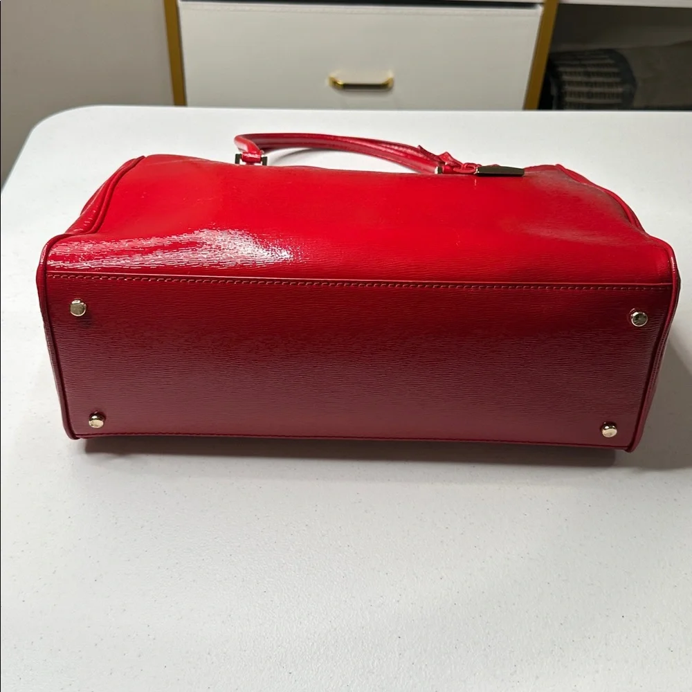 Kate Spade Patent Leather Red Shoulder Bag